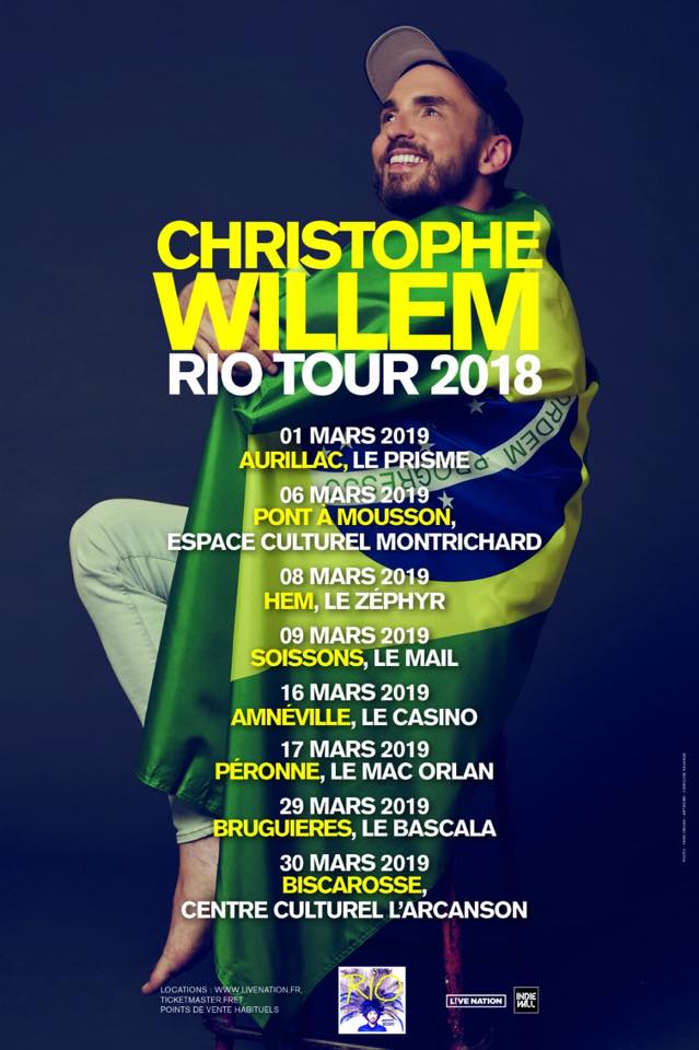 christophe willem arcanson biscarrosse 30 mars 2019 20h30 christophe willem arcanson biscarrosse 30 mars 2019 20h30